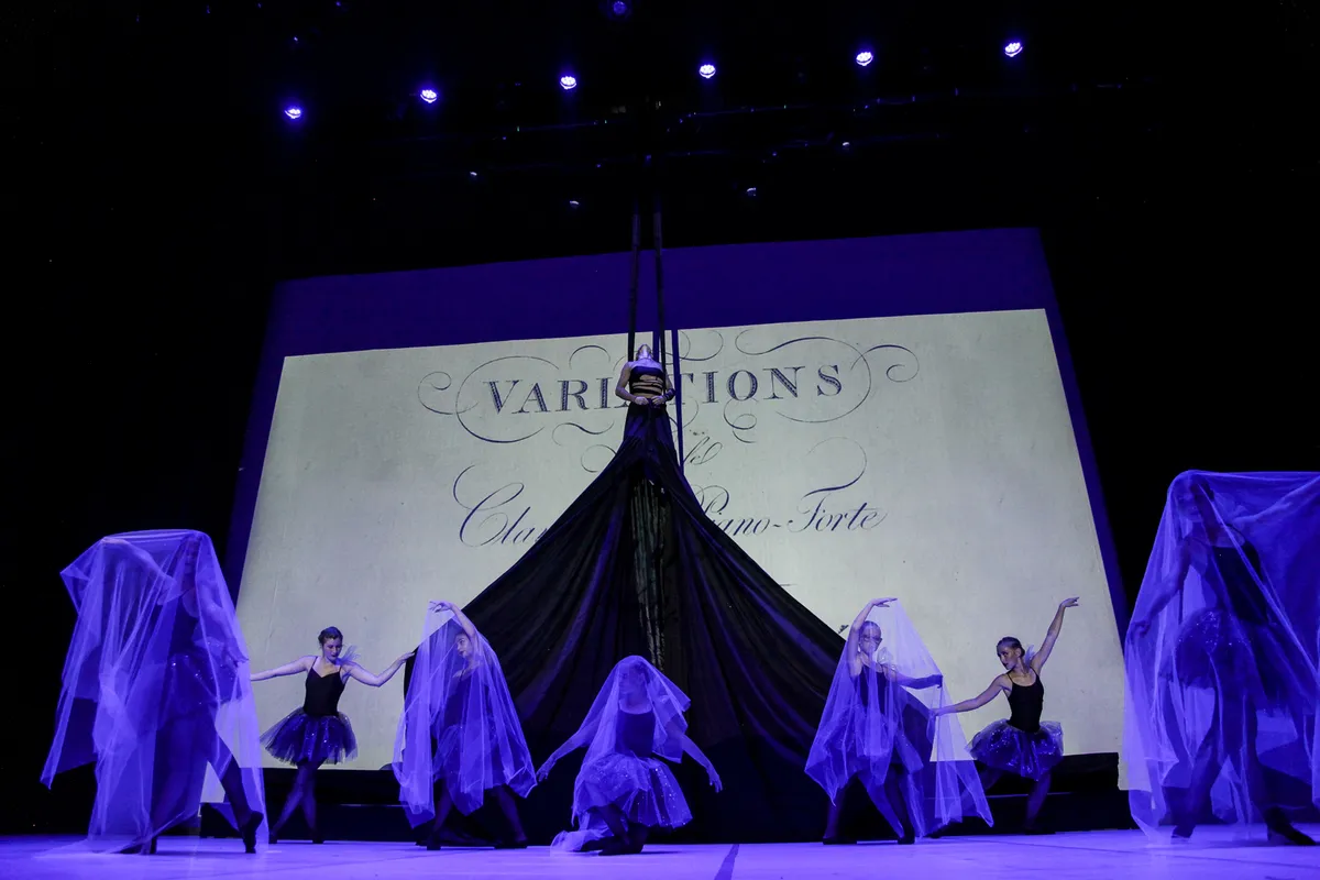 tissu aérien ; prestation artistique ; artiste cirque , monaco , Nice , Cannes