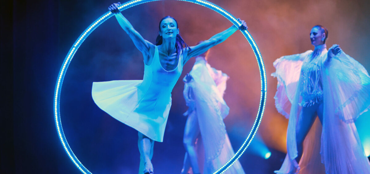 Numéros de cirque pour événementiel Roue Cyr