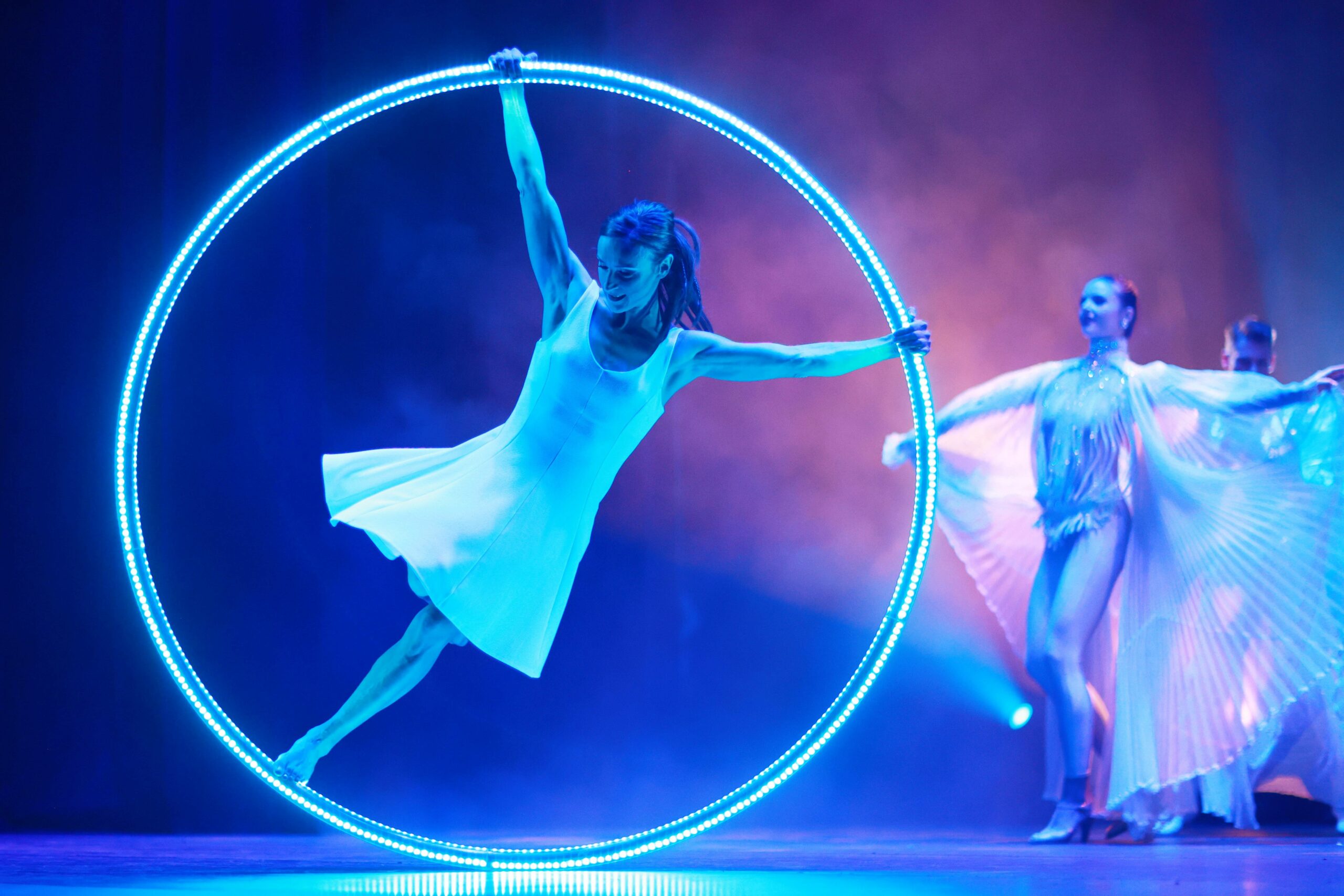 Spectacle Roue Cyr Lumineuse à Monaco